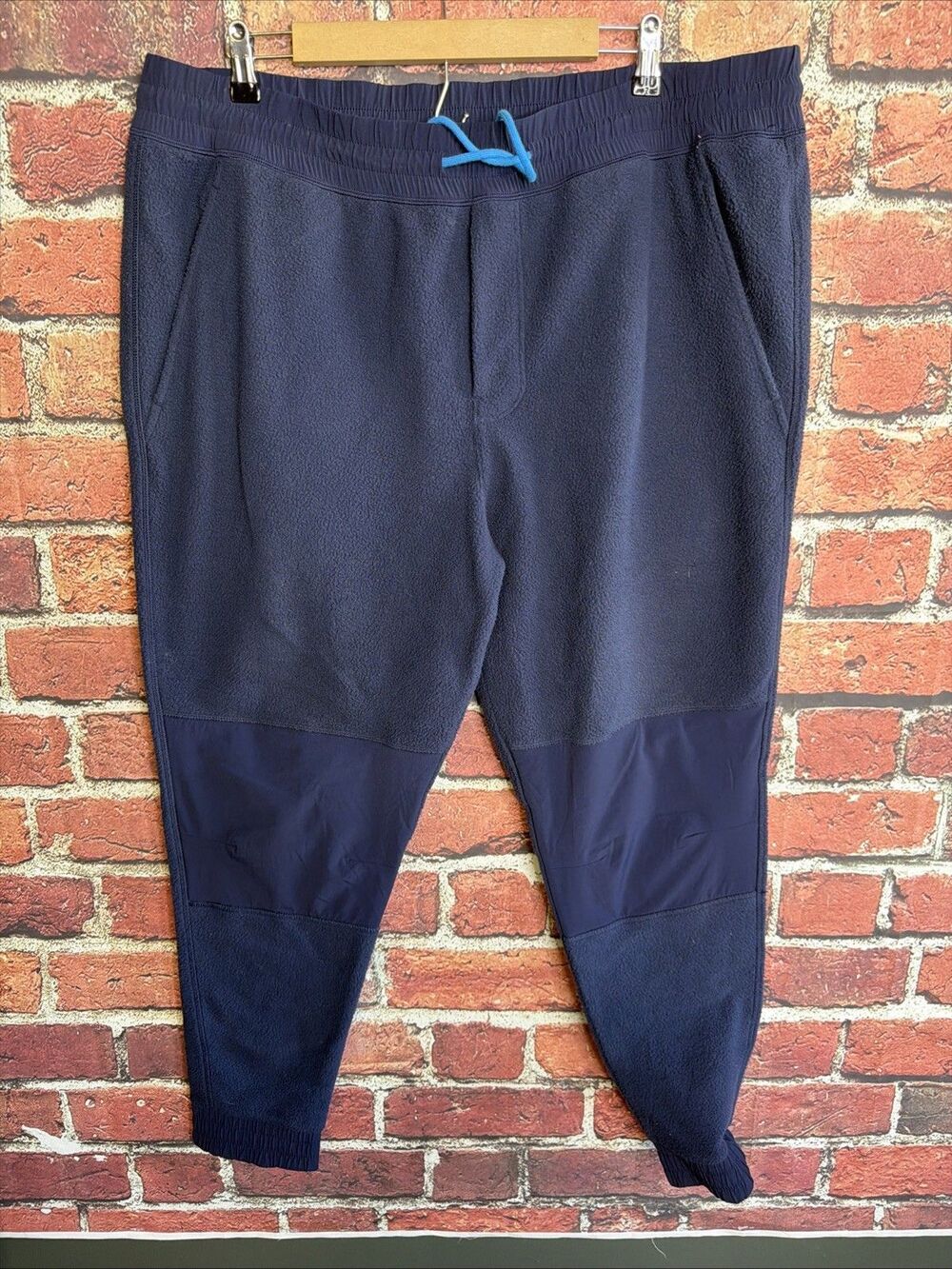 Cotopaxi Abrazo Fleece Jogger Sweatpants Fleece Pants Mens Blue Polyester
